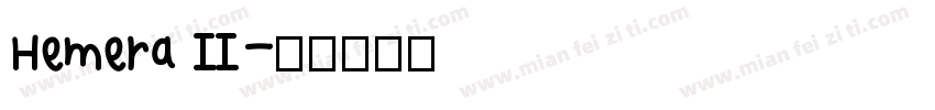 Hemera II字体转换